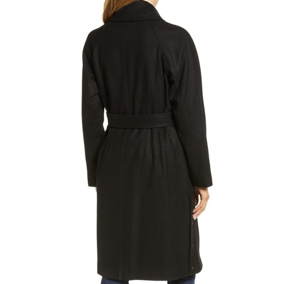 Andrew Marc Wool Blend Trench Coat - Picture 3 of 5